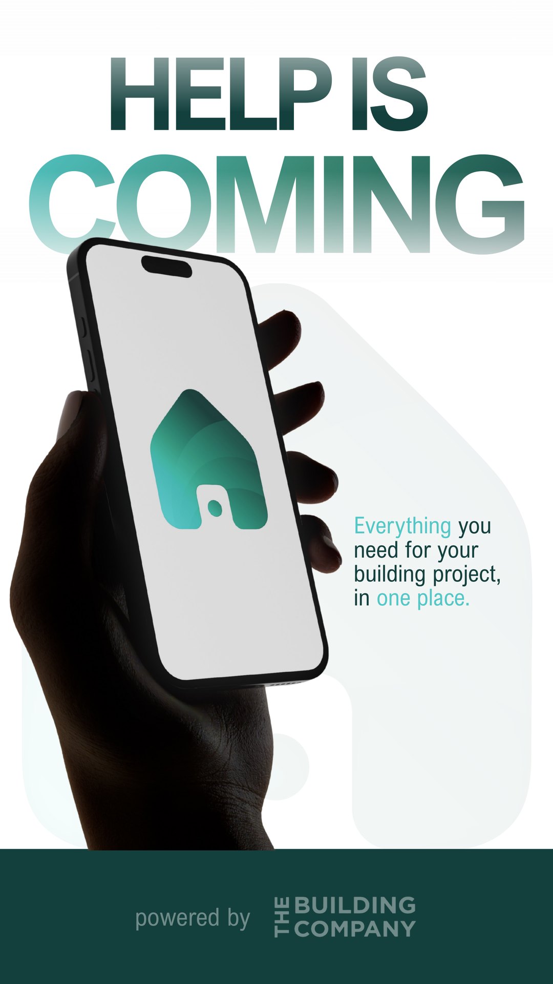 Pre-launch social post: Help is coming